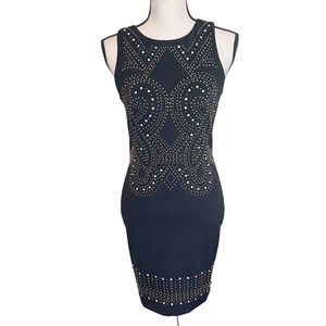 NWT Topshop | Black Studded Mini Dress New Years Eve Mini Dress 6 Medium